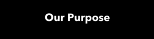 Black banner with white text reading: Our purpose